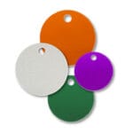 Aluminum Round Blank Tags
