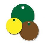 Plastic Round Blank Tags