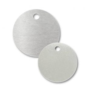 Pack of 100 Grade 316 Stainless Steel Brady SSTAG-11013-7316 Tag Gray/Silver 0.512 H x 4.331 W 0.512 H x 4.331 W 