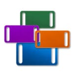 Aluminum Rectangle Slide-On Blank Tag