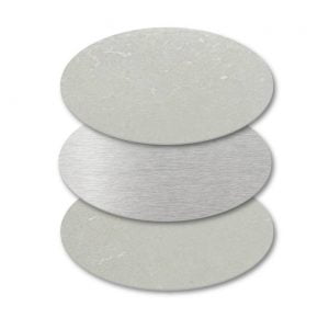 Stainless Steel Oval No Holes Blank Tags