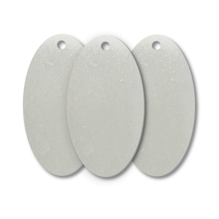  Aluminum Blank Round Tags with No Holes