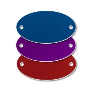 Blank Anodized Aluminum Tags - QBE Tags