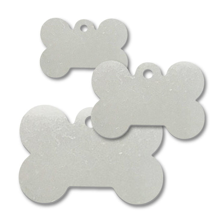 Stainless Steel Dog Tags 1 3/4 x 1 x 1/8 Thick Blanks 8 Gauge