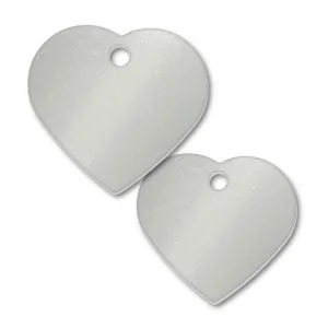  Stainless Steel Blank Rolled Military Dog Tags