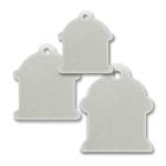 Stainless Steel Fire Hydrant Shape Blank Tags