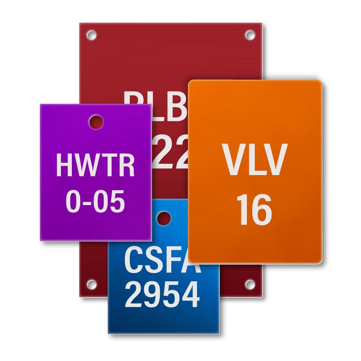 Aluminum VT Rectangle Engraved Tags 1 Aluminum VT Rectangle Engraved Tags