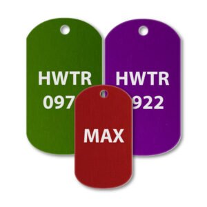 Aluminum Engraved Military Dog Tags
