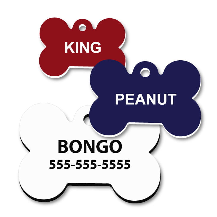 plastic engraved dog tags for pets