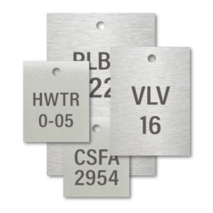 Stainless Steel VT Rectangle Engraved Tags