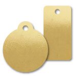 Blank Brass Tags Stock Sizes