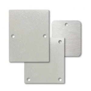  Aluminum Blank Rectangle Nameplates