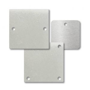 Stainless Steel Blank Square Nameplates