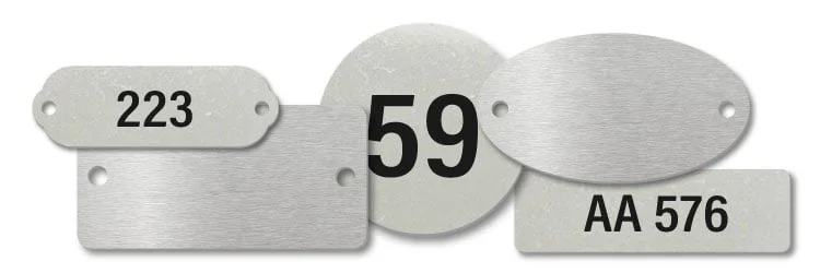 Stainless Steel Locker Tags | IdentificationTags.com