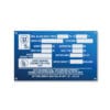 Split Data Plate Data Plates | IdentificationTags.com