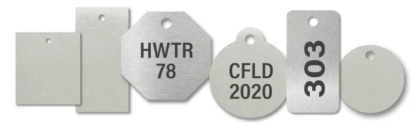 Stainless Steel Tags  Engraved or Blank Metal Tags 