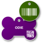 Aluminum QR Code Tags and Barcode Tags