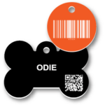 Plastic QR Code Tags and Barcode Tags