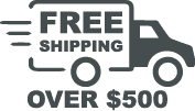 Free Shipping on Orders over $500.