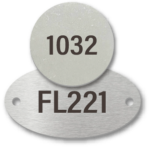 stainless steel locker tags engraved