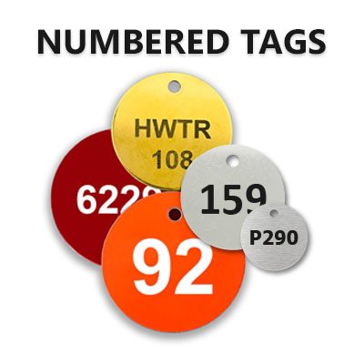 NUMBERED TAGS