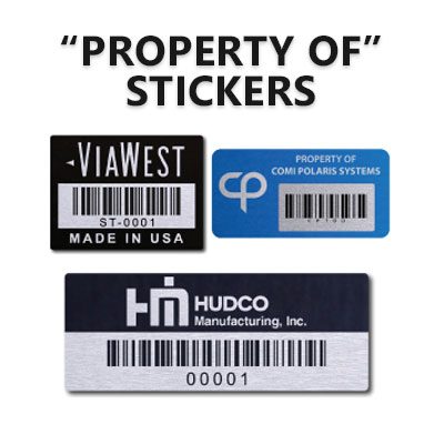 PROPERTY OF STICKERS