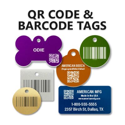 QR Code and Barcode Tags
